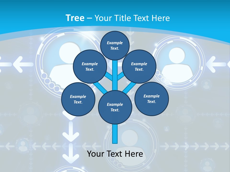 Graphics Communications Connection PowerPoint Template