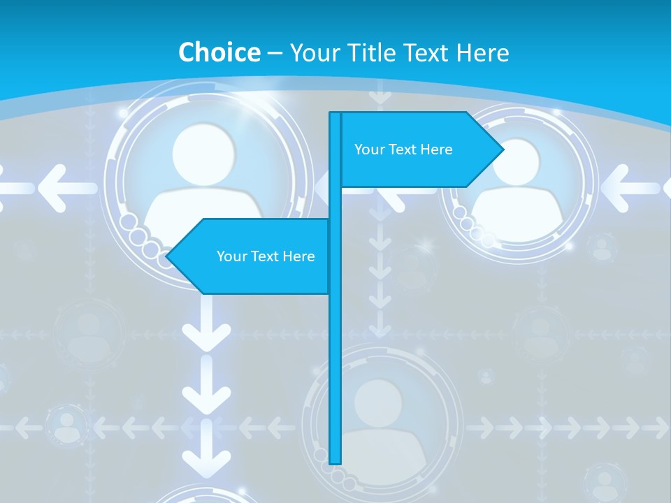 Graphics Communications Connection PowerPoint Template