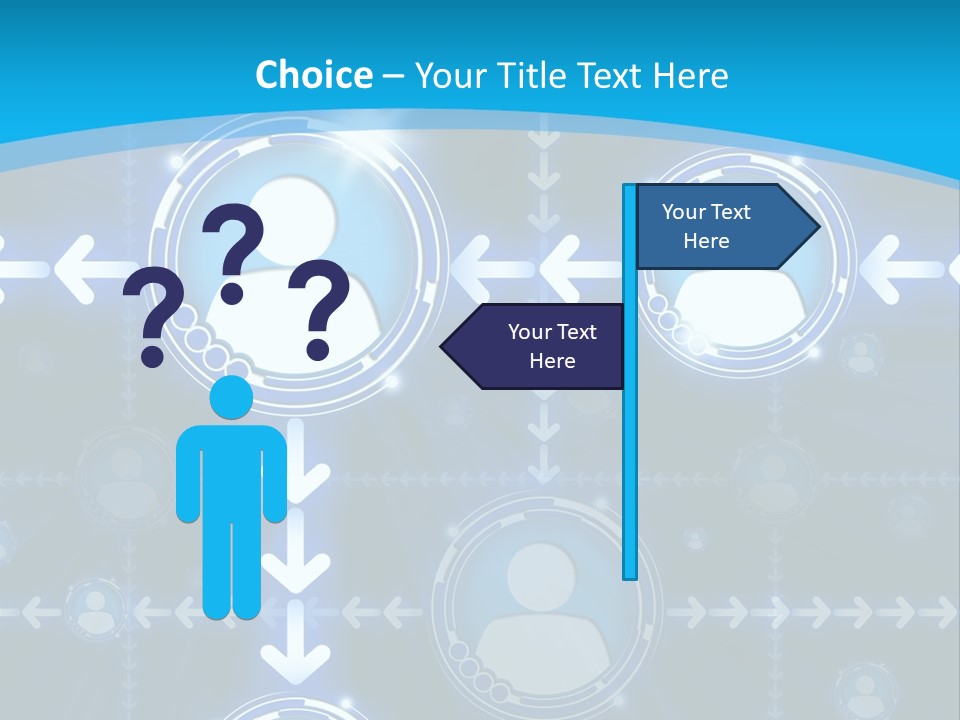 Graphics Communications Connection PowerPoint Template