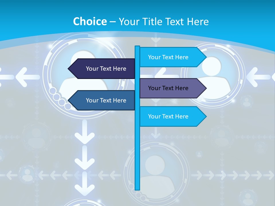 Graphics Communications Connection PowerPoint Template