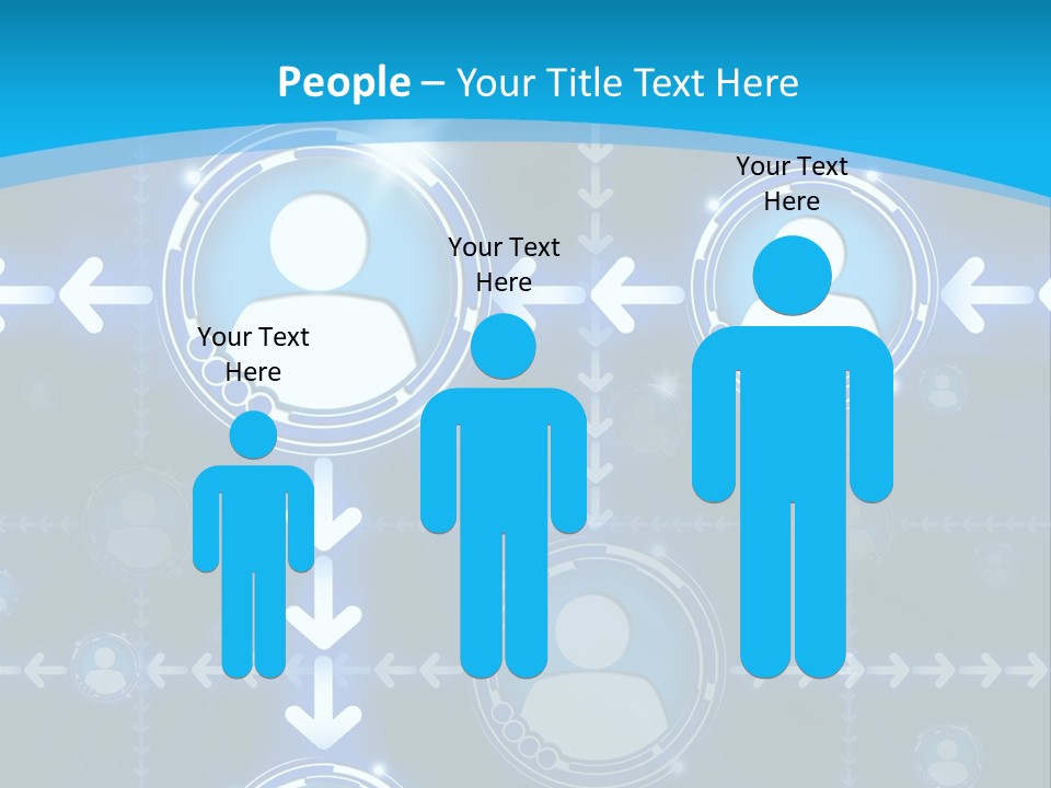 Graphics Communications Connection PowerPoint Template