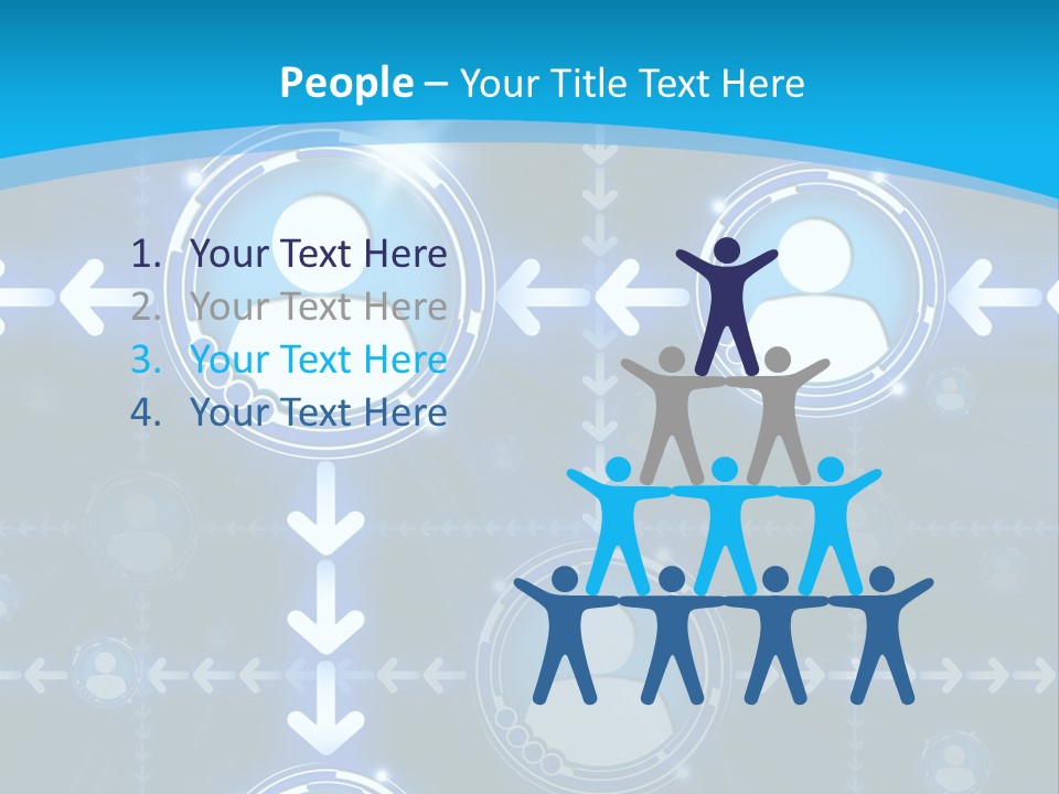 Graphics Communications Connection PowerPoint Template