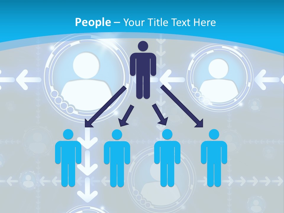 Graphics Communications Connection PowerPoint Template