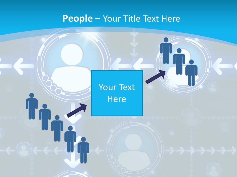 Graphics Communications Connection PowerPoint Template