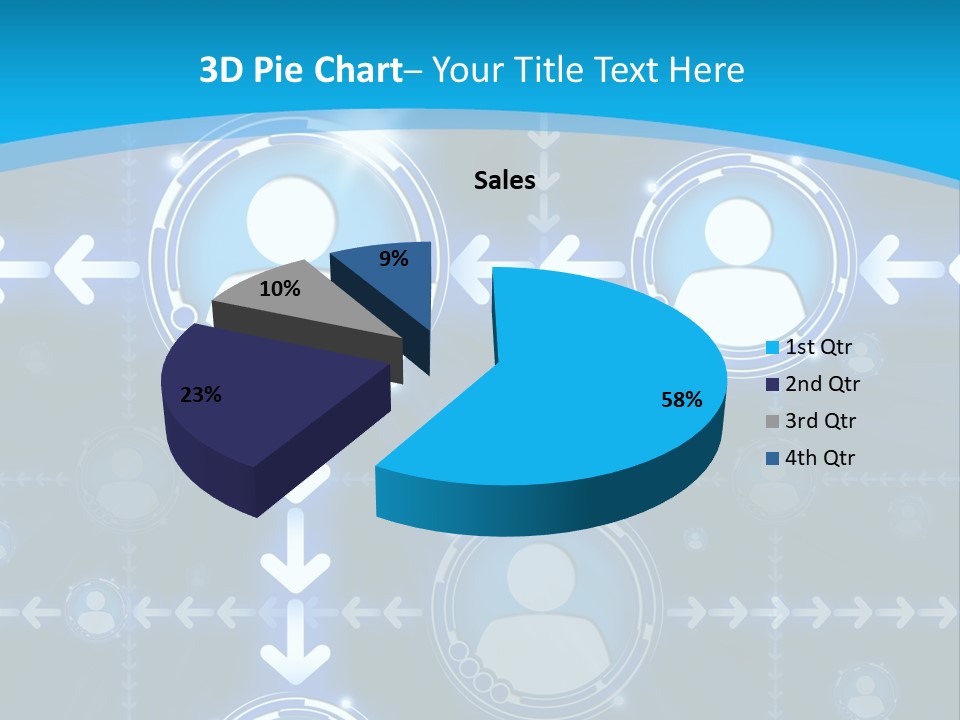 Graphics Communications Connection PowerPoint Template