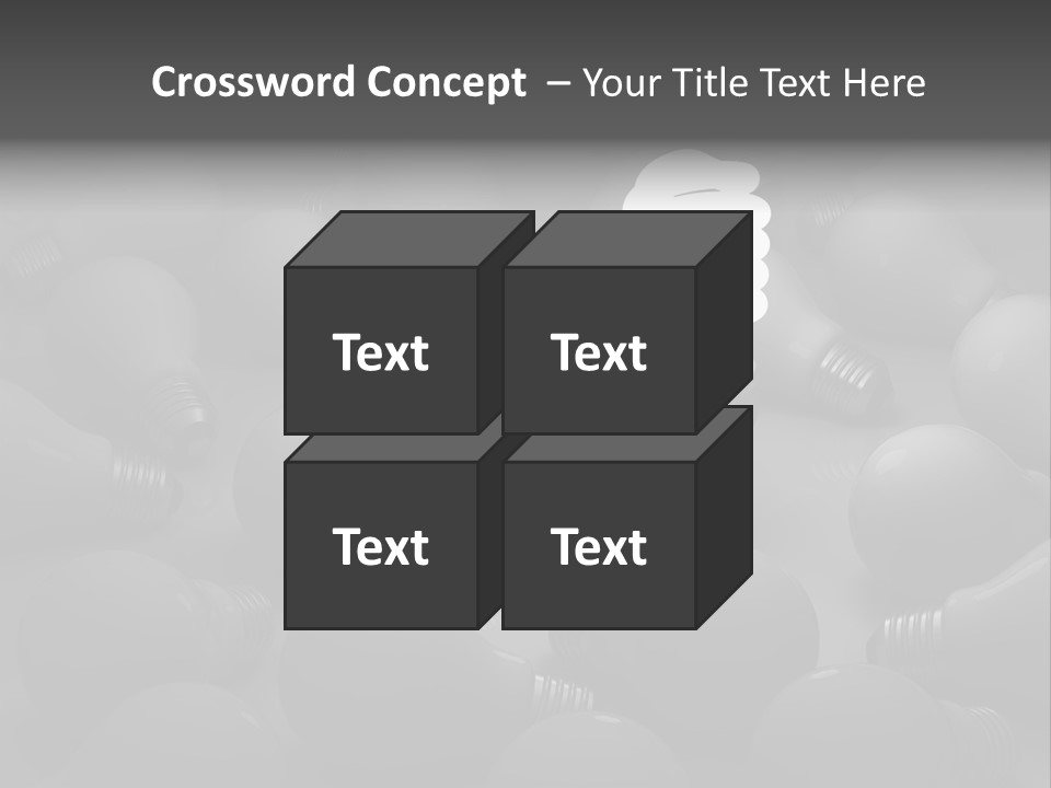 Concepts Unlit Electricity PowerPoint Template