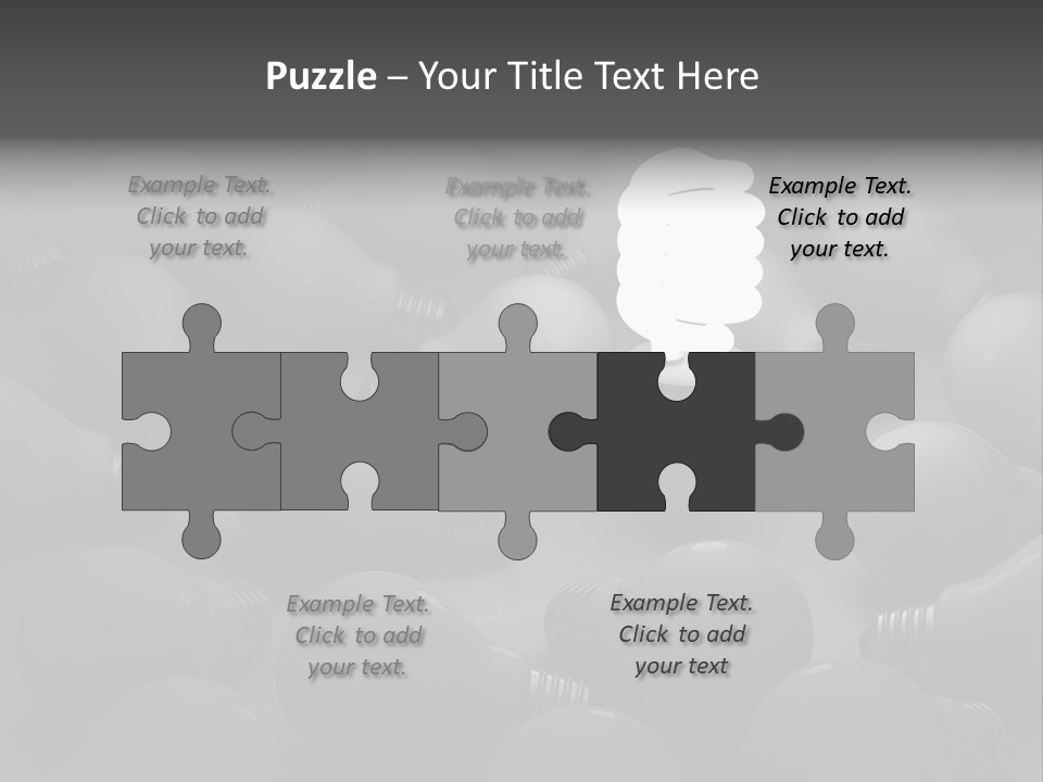 Concepts Unlit Electricity PowerPoint Template