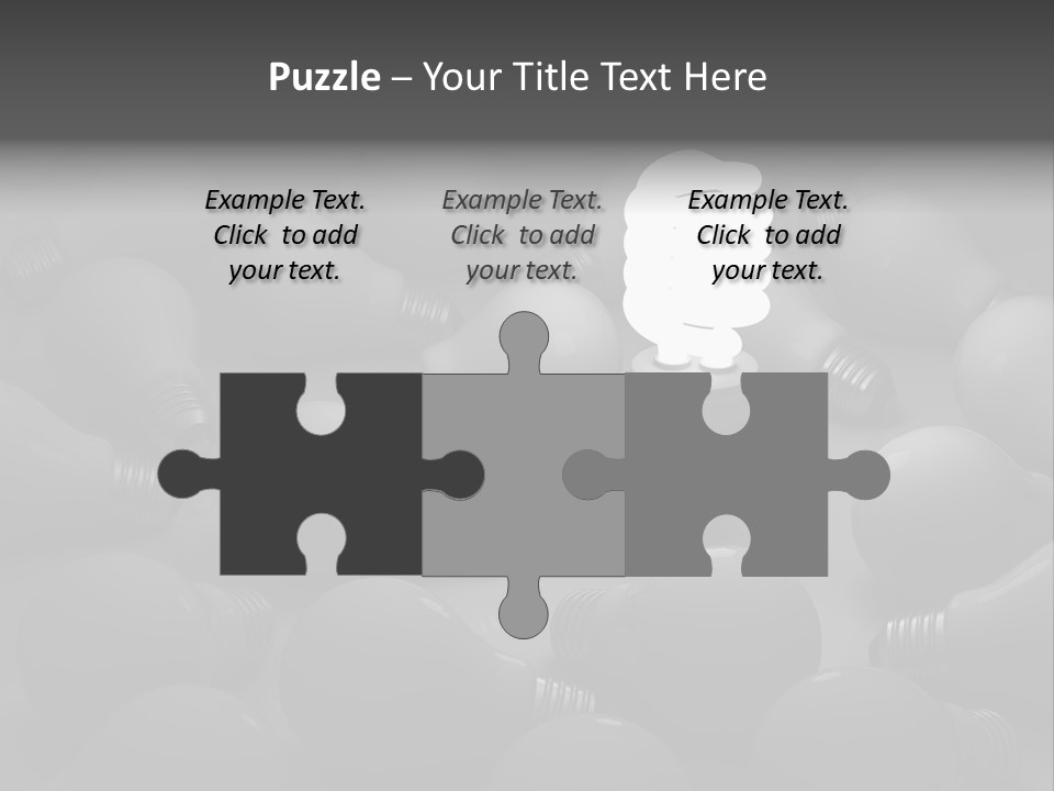 Concepts Unlit Electricity PowerPoint Template