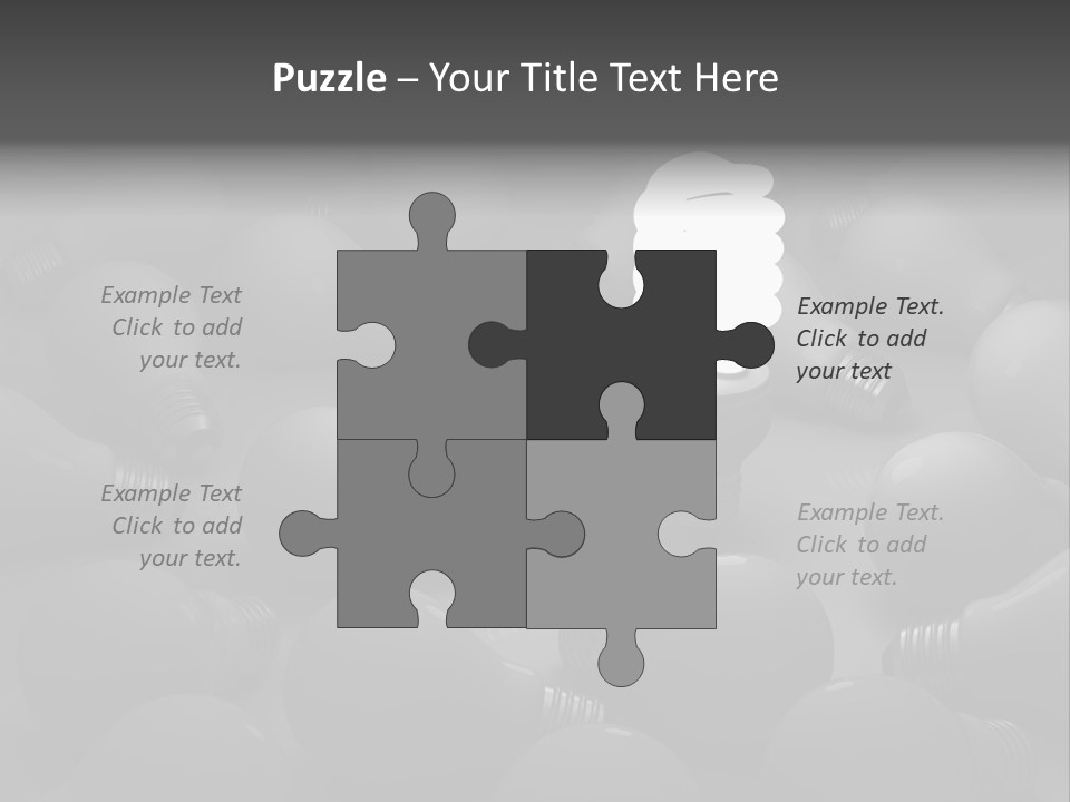 Concepts Unlit Electricity PowerPoint Template