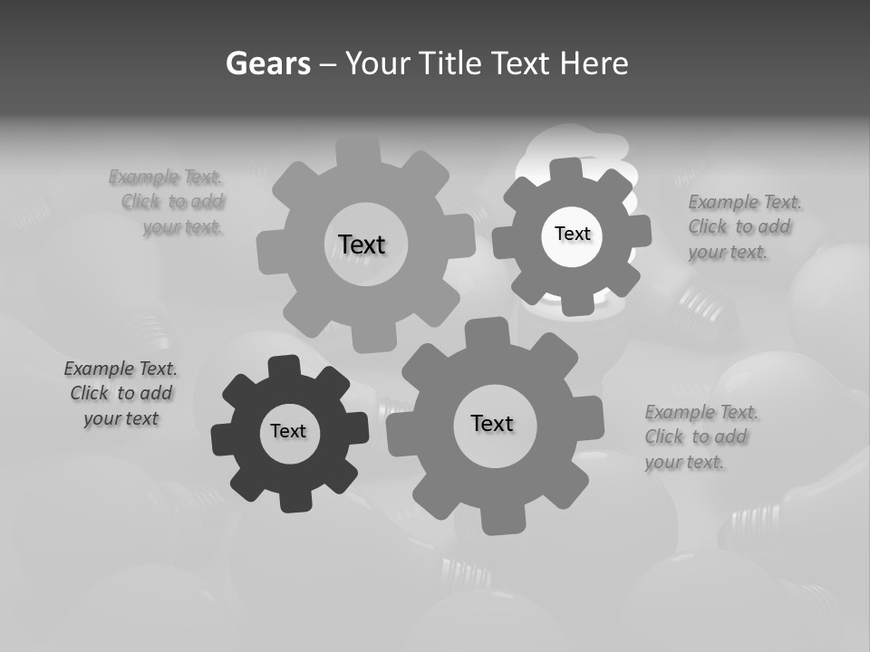 Concepts Unlit Electricity PowerPoint Template
