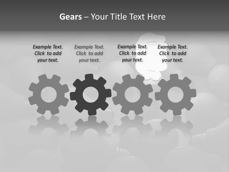 Concepts Unlit Electricity PowerPoint Template