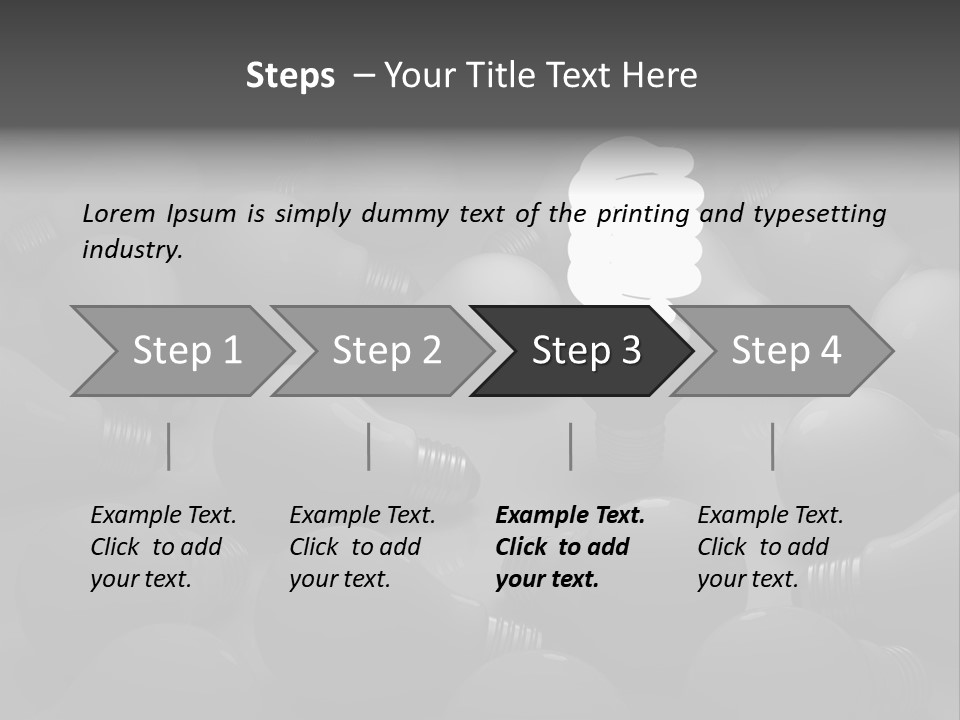 Concepts Unlit Electricity PowerPoint Template