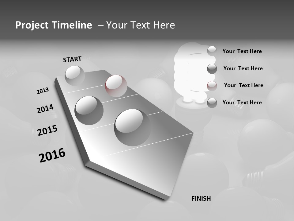 Concepts Unlit Electricity PowerPoint Template