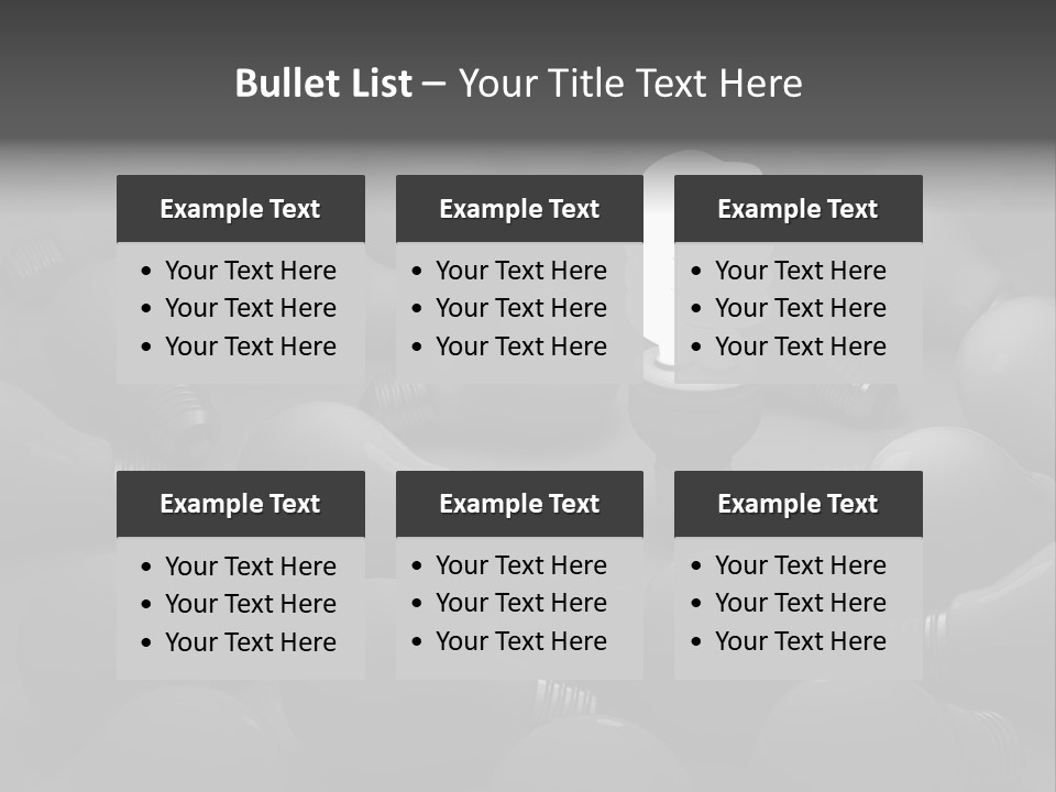 Concepts Unlit Electricity PowerPoint Template