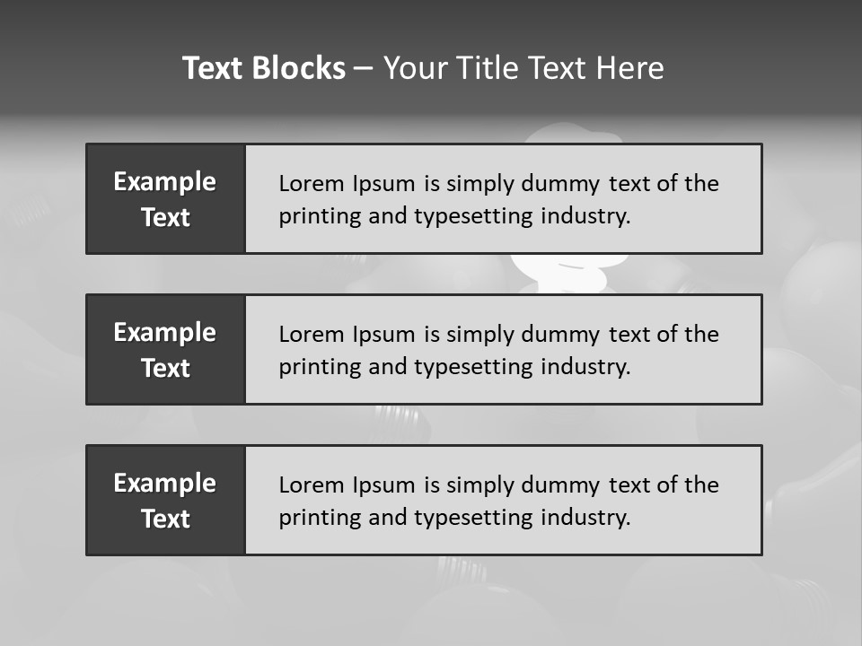 Concepts Unlit Electricity PowerPoint Template
