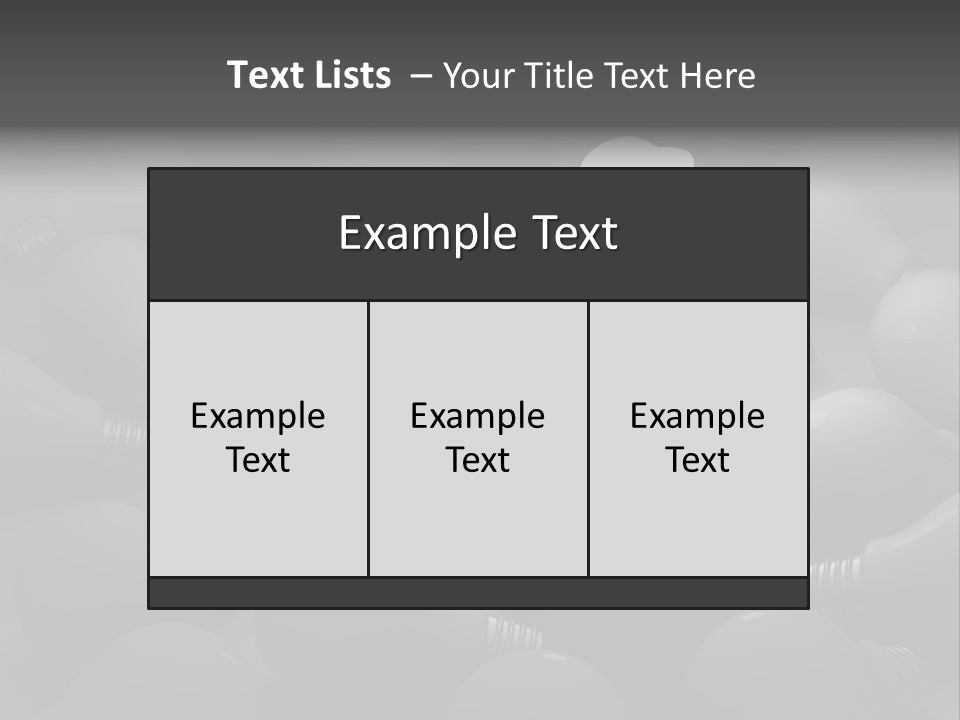 Concepts Unlit Electricity PowerPoint Template