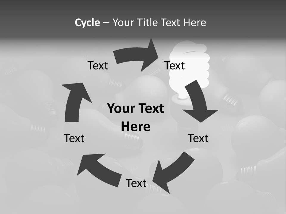 Concepts Unlit Electricity PowerPoint Template