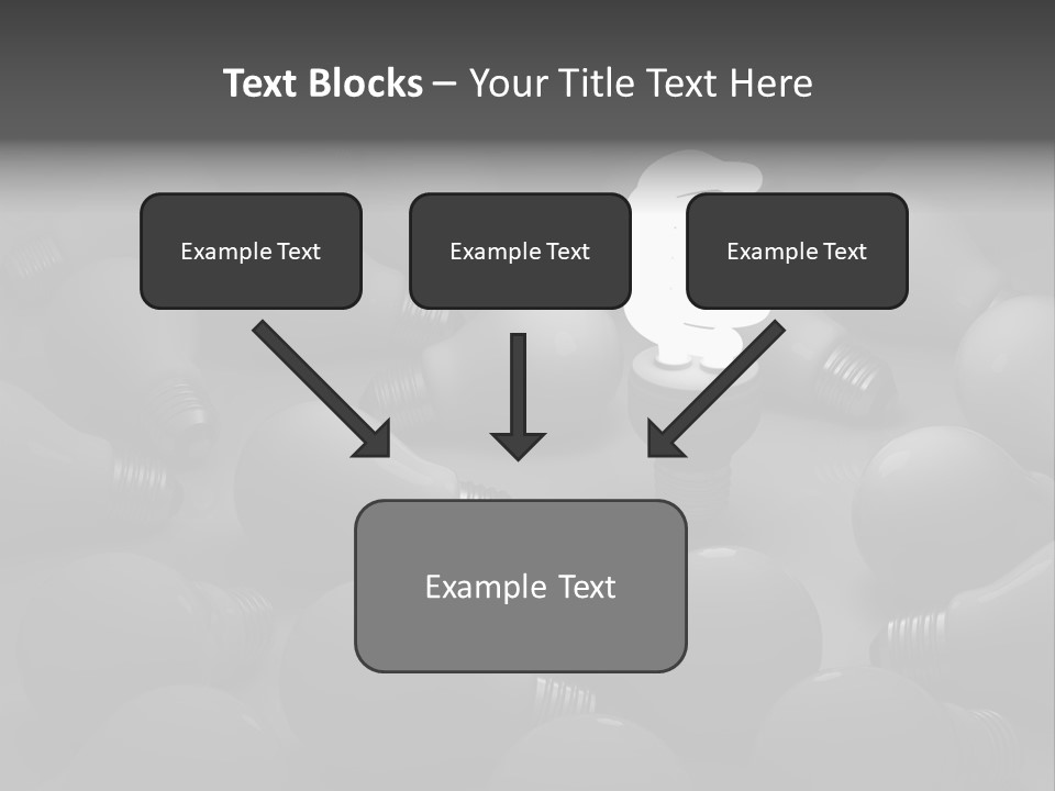 Concepts Unlit Electricity PowerPoint Template