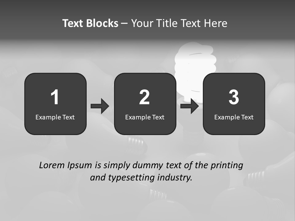 Concepts Unlit Electricity PowerPoint Template