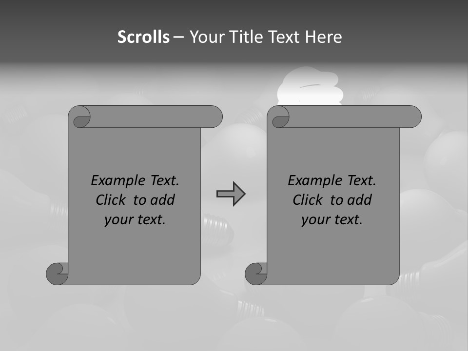 Concepts Unlit Electricity PowerPoint Template