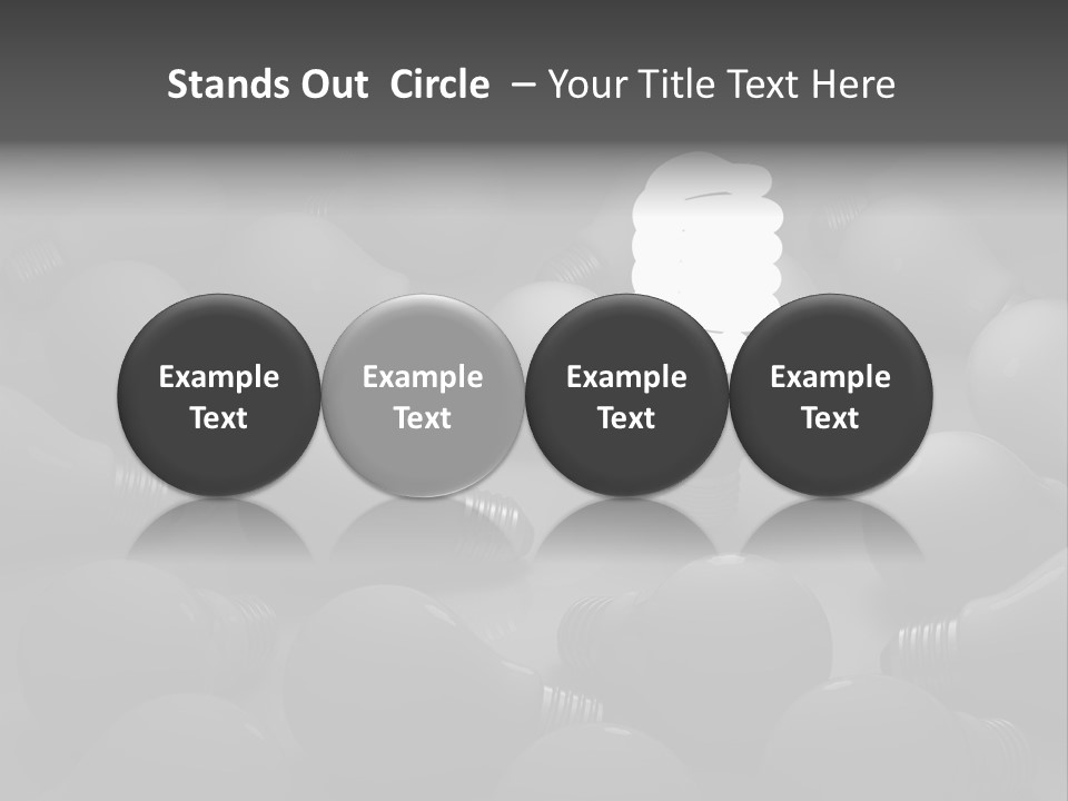 Concepts Unlit Electricity PowerPoint Template