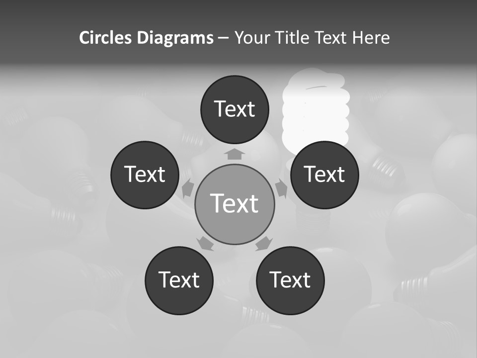 Concepts Unlit Electricity PowerPoint Template