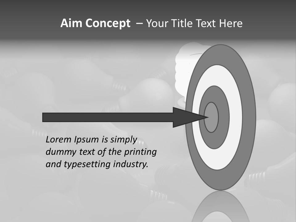 Concepts Unlit Electricity PowerPoint Template