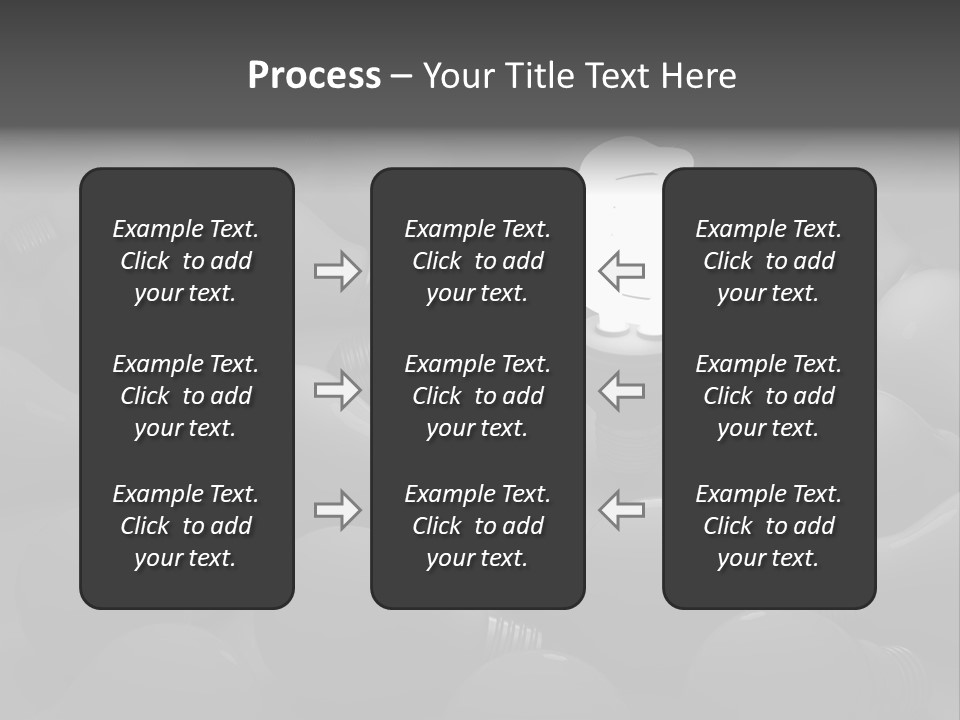 Concepts Unlit Electricity PowerPoint Template