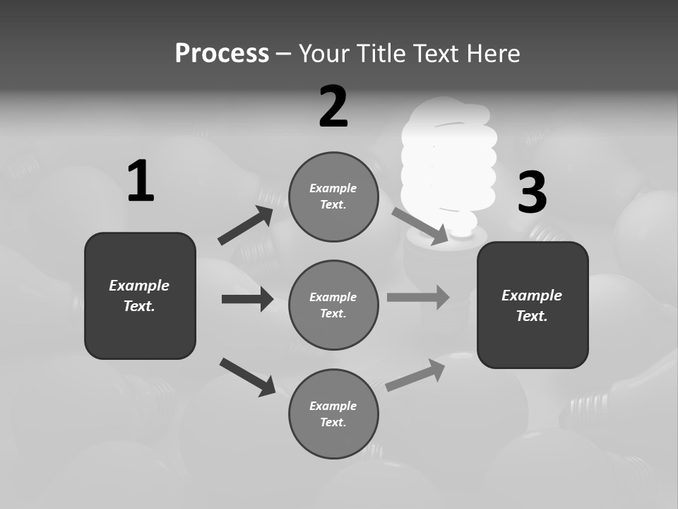 Concepts Unlit Electricity PowerPoint Template