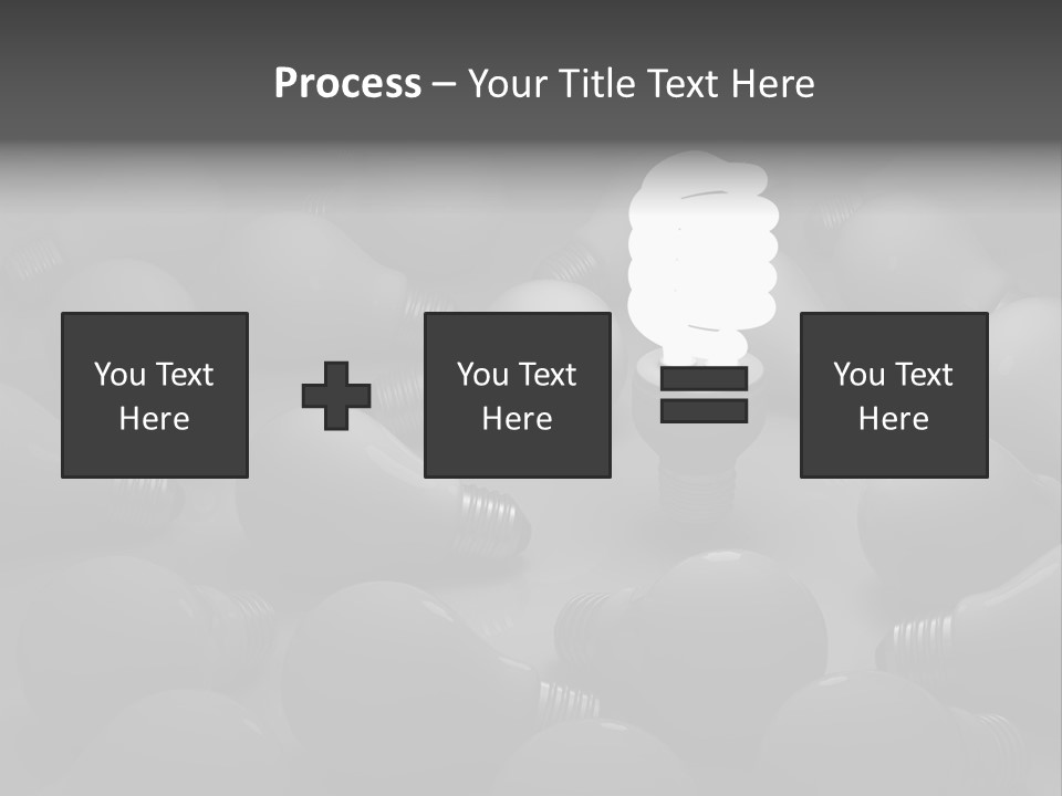 Concepts Unlit Electricity PowerPoint Template
