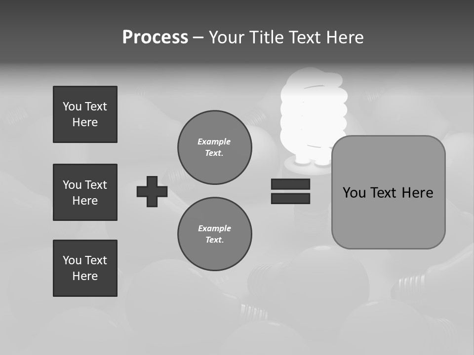 Concepts Unlit Electricity PowerPoint Template