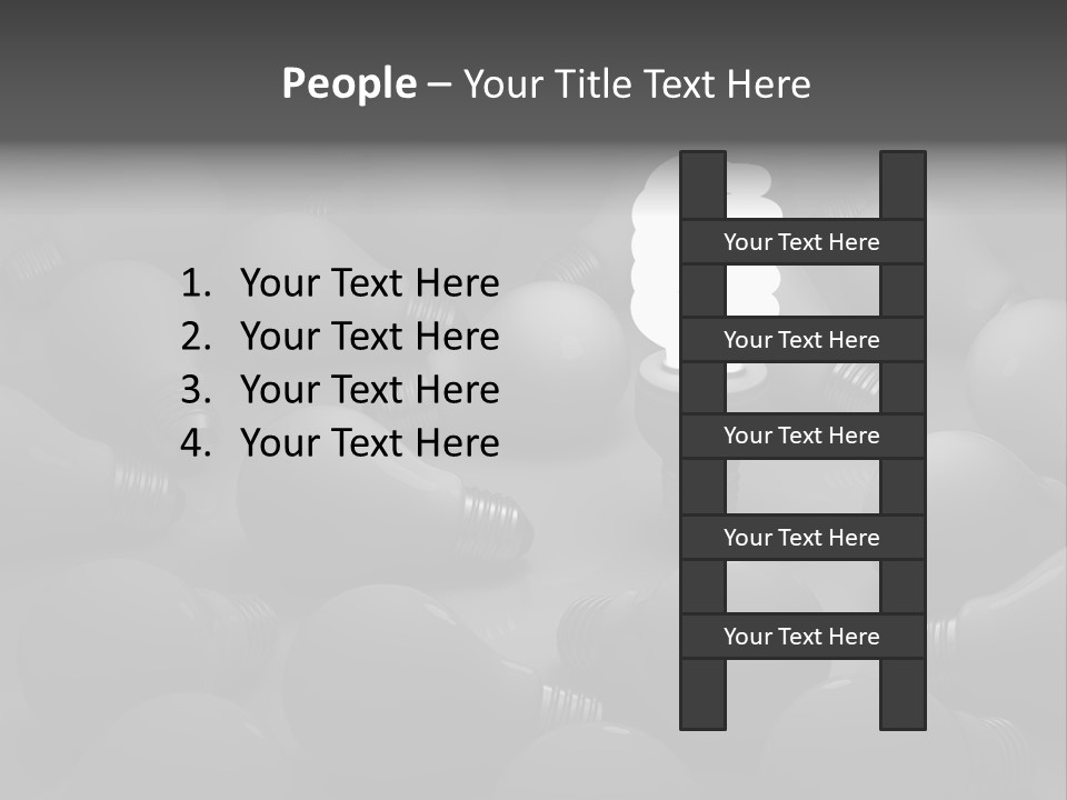 Concepts Unlit Electricity PowerPoint Template