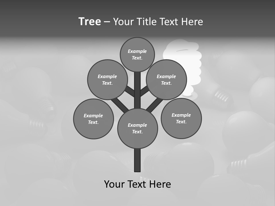 Concepts Unlit Electricity PowerPoint Template