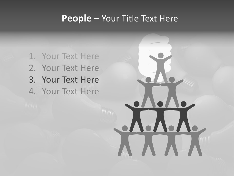 Concepts Unlit Electricity PowerPoint Template