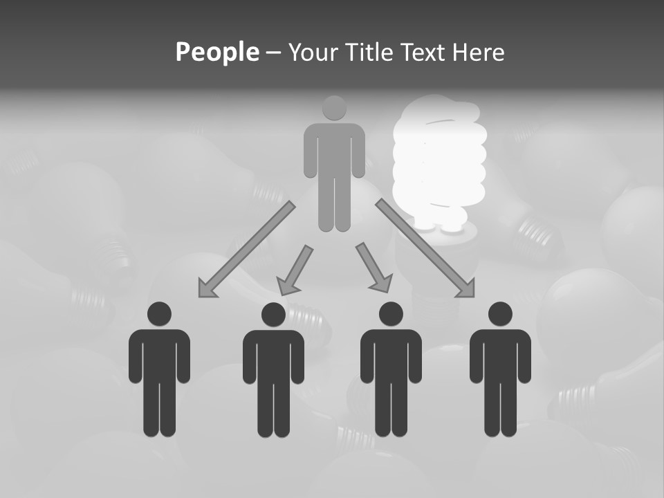 Concepts Unlit Electricity PowerPoint Template