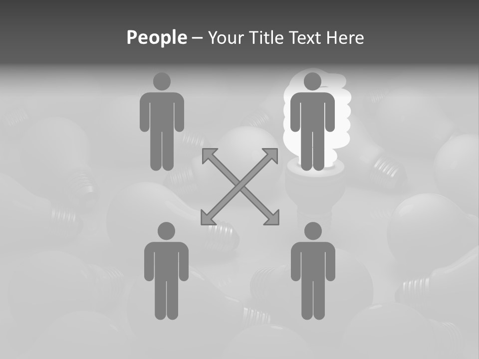 Concepts Unlit Electricity PowerPoint Template