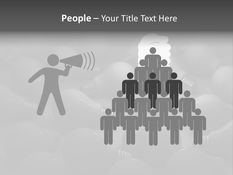 Concepts Unlit Electricity PowerPoint Template