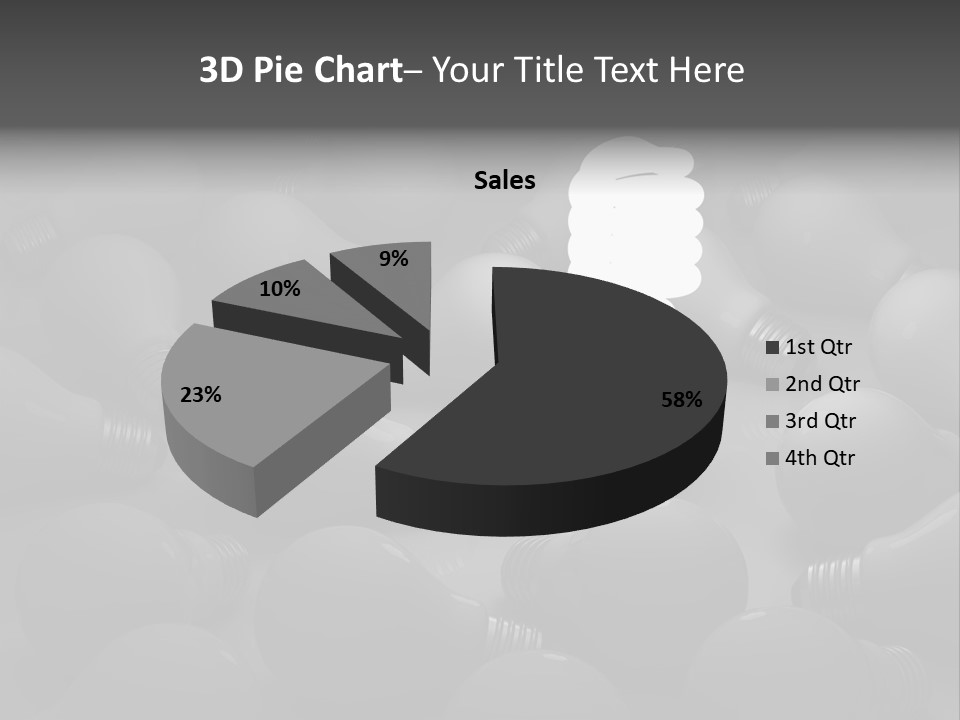 Concepts Unlit Electricity PowerPoint Template