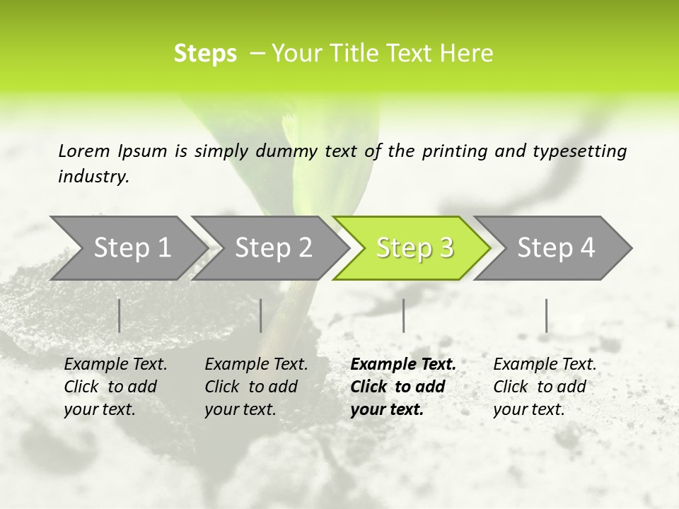 Nobody Root Rise PowerPoint Template