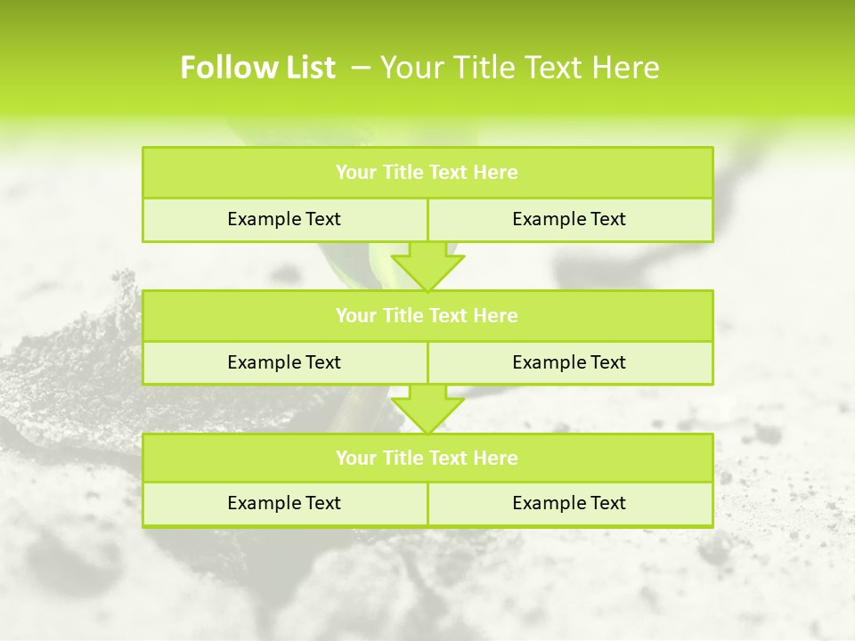Nobody Root Rise PowerPoint Template
