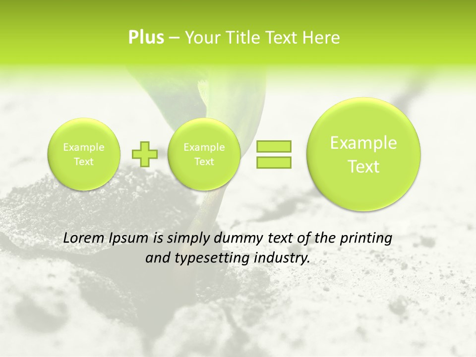 Nobody Root Rise PowerPoint Template