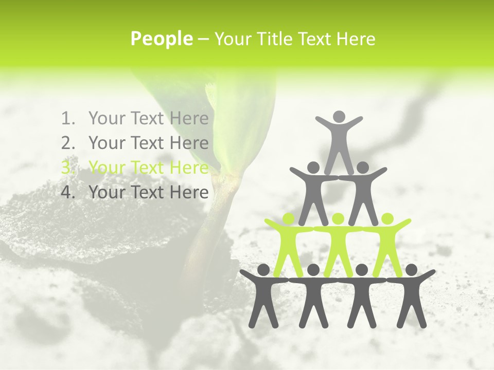 Nobody Root Rise PowerPoint Template