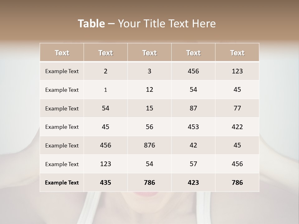 A Woman With Her Hands On Her Head With Her Mouth Open PowerPoint Template