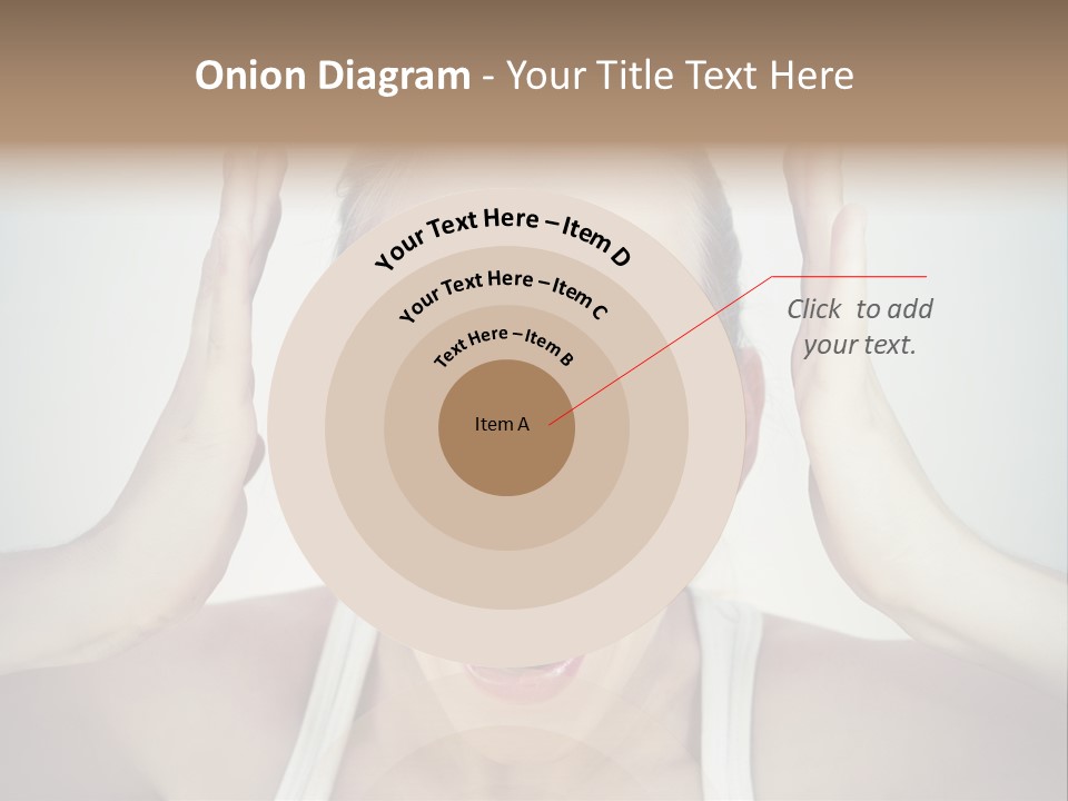 A Woman With Her Hands On Her Head With Her Mouth Open PowerPoint Template