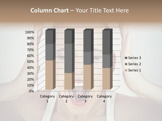 A Woman With Her Hands On Her Head With Her Mouth Open PowerPoint Template