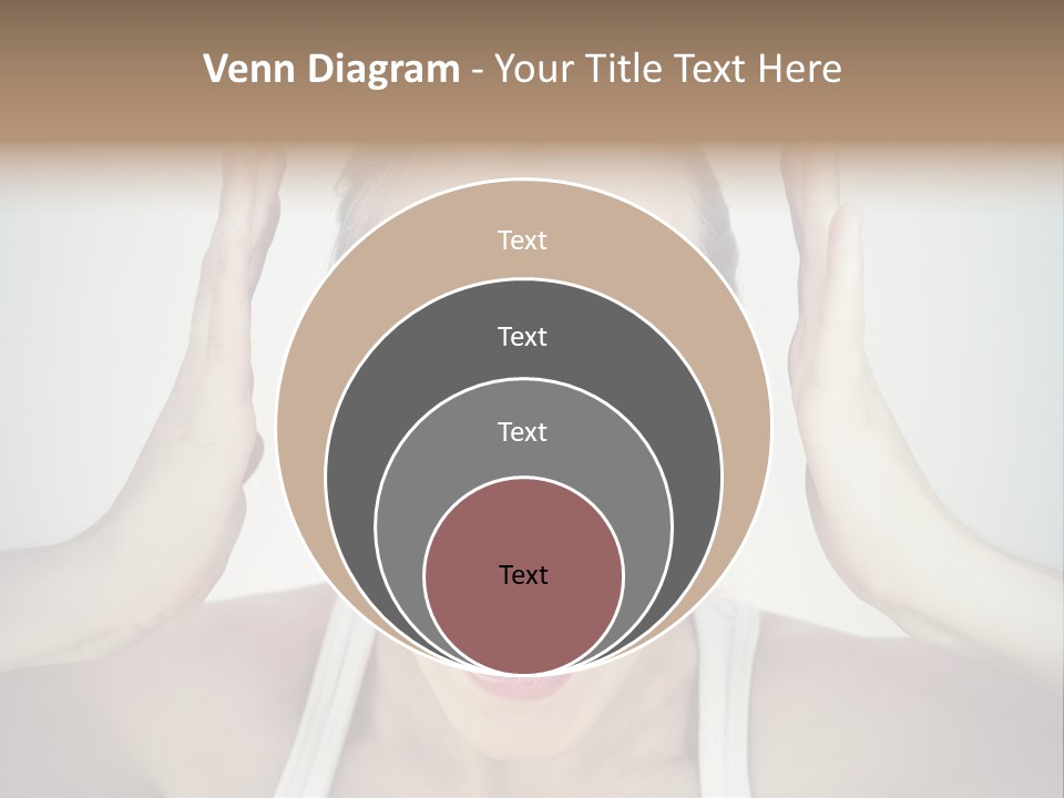 A Woman With Her Hands On Her Head With Her Mouth Open PowerPoint Template