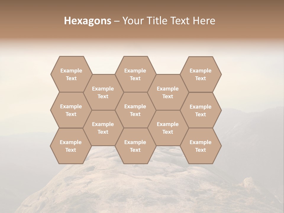 Sky Bicycle Outdoor PowerPoint Template