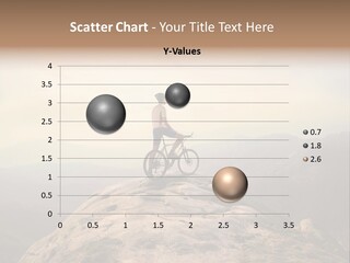 Sky Bicycle Outdoor PowerPoint Template