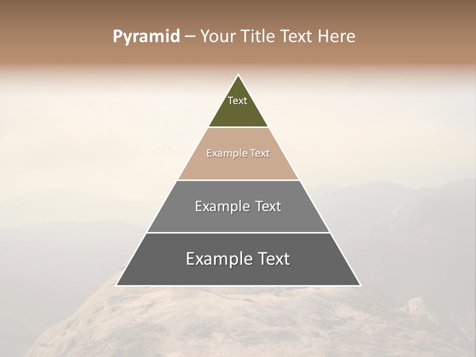 Sky Bicycle Outdoor PowerPoint Template