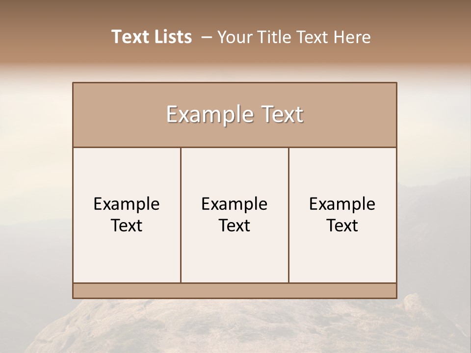 Sky Bicycle Outdoor PowerPoint Template